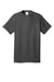 Port & Company PC54DTG Mens Core Cotton DTG Short Sleeve Crewneck T-Shirt Charcoal Grey Flat Front