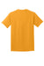 Port & Company PC54DTG Mens Core Cotton DTG Short Sleeve Crewneck T-Shirt Gold Flat Back