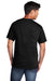 Port & Company PC54DTG Mens Core Cotton DTG Short Sleeve Crewneck T-Shirt Jet Black Model Back