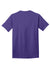 Port & Company PC54DTG Mens Core Cotton DTG Short Sleeve Crewneck T-Shirt Purple Flat Back