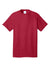 Port & Company PC54DTG Mens Core Cotton DTG Short Sleeve Crewneck T-Shirt Red Flat Front