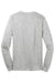 Port & Company PC54LS Mens Core Long Sleeve Crewneck T-Shirt Ash Grey Flat Back