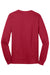 Port & Company PC54LS Mens Core Long Sleeve Crewneck T-Shirt Red Flat Back