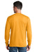 Port & Company PC54LS Mens Core Long Sleeve Crewneck T-Shirt Gold Model Back