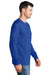 Port & Company PC54LS Mens Core Long Sleeve Crewneck T-Shirt Royal Blue Model Side