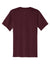 Port & Company PC54P Mens Core Short Sleeve Crewneck T-Shirt w/ Pocket Athletic Maroon Flat Back