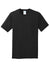 Port & Company PC54P Mens Core Short Sleeve Crewneck T-Shirt w/ Pocket Jet Black Flat Front