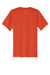 Port & Company PC54P Mens Core Short Sleeve Crewneck T-Shirt w/ Pocket Orange Flat Back