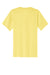 Port & Company PC54P Mens Core Short Sleeve Crewneck T-Shirt w/ Pocket Yellow Flat Back