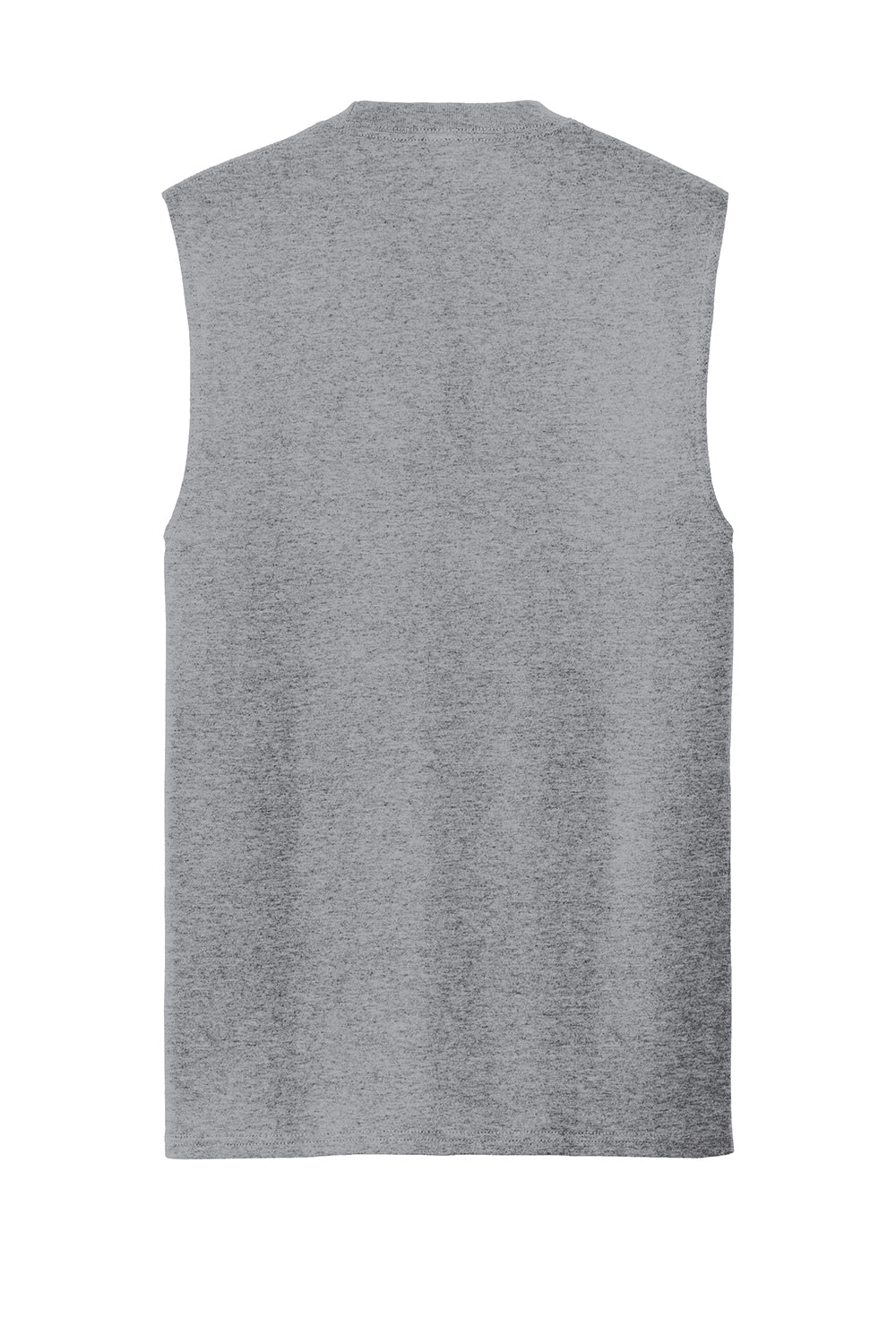 Port & Company PC54SL Mens Core Tank Top Heather Grey Flat Back