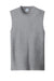 Port & Company PC54SL Mens Core Tank Top Heather Grey Flat Front