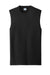 Port & Company PC54SL Mens Core Tank Top Jet Black Flat Front