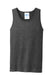 Port & Company PC54TT Mens Core Tank Top Heather Dark Grey Flat Front