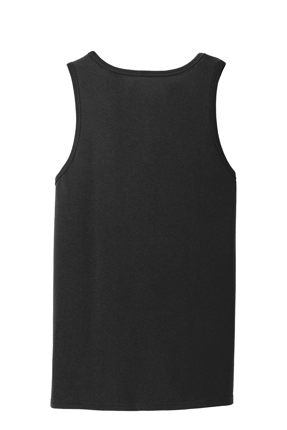 Port & Company PC54TT Mens Core Tank Top Jet Black Flat Back