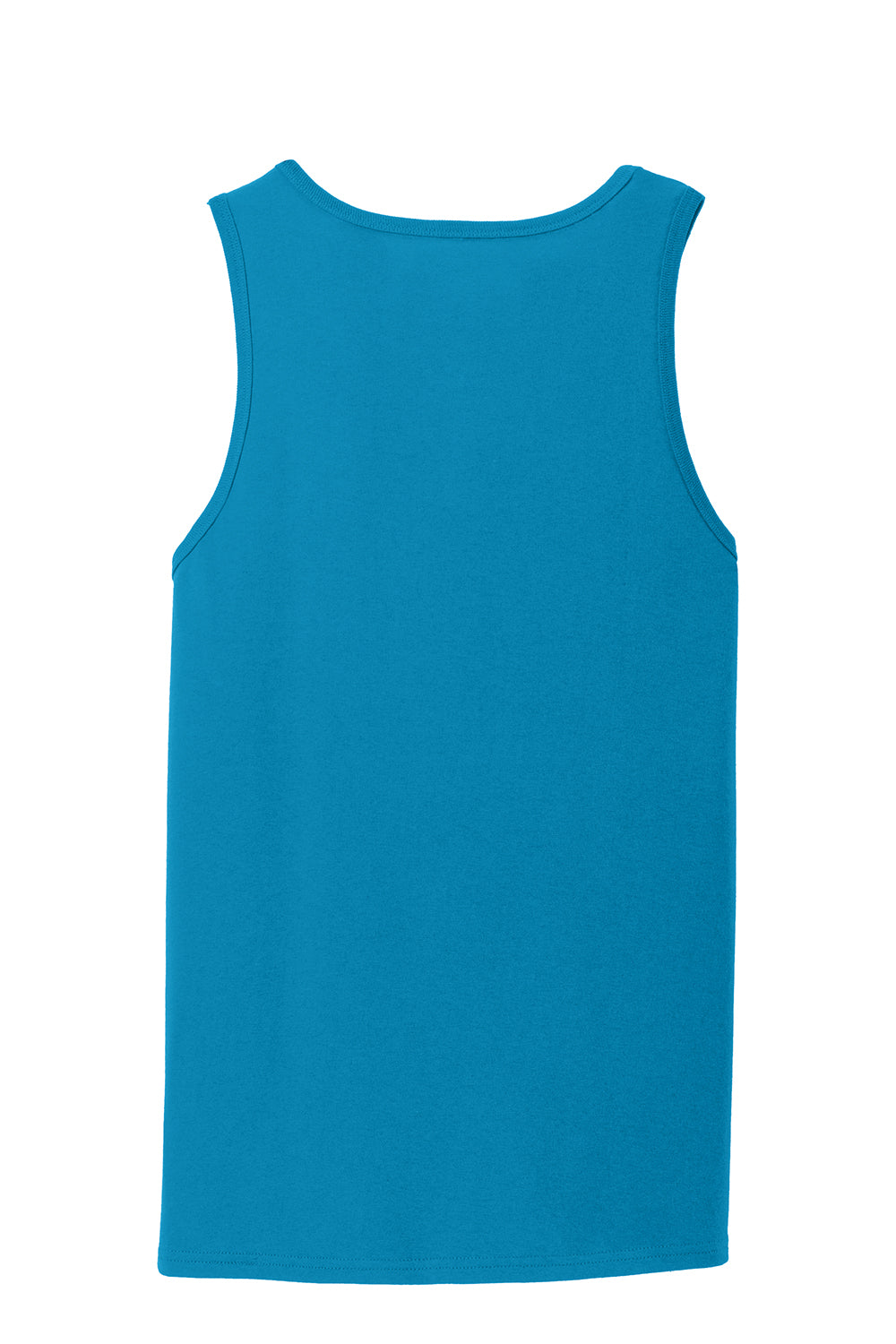 Port & Company PC54TT Mens Core Tank Top Neon Blue Flat Back