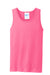 Port & Company PC54TT Mens Core Tank Top Neon Pink Flat Front