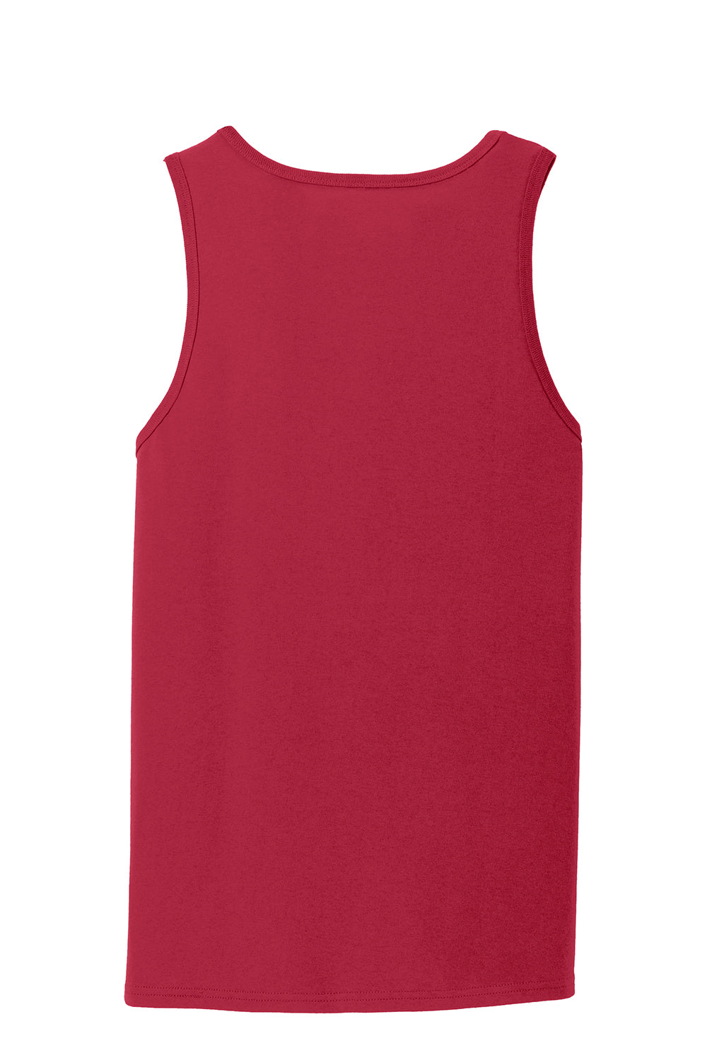 Port & Company PC54TT Mens Core Tank Top Red Flat Back