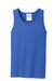 Port & Company PC54TT Mens Core Tank Top Royal Blue Flat Front