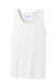 Port & Company PC54TT Mens Core Tank Top White Flat Front