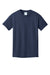 Port & Company PC54YDTG Youth Core Cotton DTG Short Sleeve Crewneck T-Shirt Navy Blue Flat Front