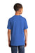 Port & Company PC54YDTG Youth Core Cotton DTG Short Sleeve Crewneck T-Shirt Royal Blue Model Back