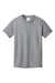 Port & Company PC54Y Youth Core Short Sleeve Crewneck T-Shirt Heather Grey Flat Front