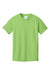 Port & Company PC54Y Youth Core Short Sleeve Crewneck T-Shirt Lime Green Flat Front