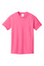 Port & Company PC54Y Youth Core Short Sleeve Crewneck T-Shirt Neon Pink Flat Front