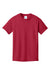 Port & Company PC54Y Youth Core Short Sleeve Crewneck T-Shirt Red Flat Front