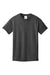 Port & Company PC54Y Youth Core Short Sleeve Crewneck T-Shirt Heather Dark Grey Flat Front