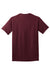 Port & Company PC54/PC54T Mens Core Short Sleeve Crewneck T-Shirt Athletic Maroon Flat Back