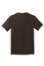 Port & Company PC54/PC54T Mens Core Short Sleeve Crewneck T-Shirt Dark Chocolate Brown Flat Back