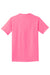 Port & Company PC54/PC54T Mens Core Short Sleeve Crewneck T-Shirt Neon Pink Flat Back