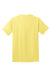 Port & Company PC54/PC54T Mens Core Short Sleeve Crewneck T-Shirt Yellow Flat Back