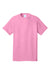 Port & Company PC54/PC54T Mens Core Short Sleeve Crewneck T-Shirt Candy Pink Flat Front