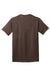 Port & Company PC54/PC54T Mens Core Short Sleeve Crewneck T-Shirt Heather Dark Chocolate Brown Flat Back