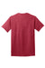 Port & Company PC54/PC54T Mens Core Short Sleeve Crewneck T-Shirt Heather Red Flat Back