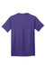 Port & Company PC54/PC54T Mens Core Short Sleeve Crewneck T-Shirt Purple Flat Back