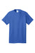 Port & Company PC54/PC54T Mens Core Short Sleeve Crewneck T-Shirt Royal Blue Flat Front