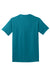 Port & Company PC54/PC54T Mens Core Short Sleeve Crewneck T-Shirt Teal Green Flat Back