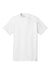 Port & Company PC54/PC54T Mens Core Short Sleeve Crewneck T-Shirt White Flat Front