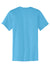 Port & Company PC55P/PC55PT Mens Core Short Sleeve Crewneck T-Shirt w/ Pocket Aquatic Blue Flat Back