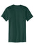 Port & Company PC55P/PC55PT Mens Core Short Sleeve Crewneck T-Shirt w/ Pocket Dark Green Flat Back