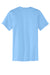 Port & Company PC55P/PC55PT Mens Core Short Sleeve Crewneck T-Shirt w/ Pocket Light Blue Flat Back