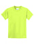 Port & Company PC55Y Youth Core Short Sleeve Crewneck T-Shirt Safety Green Flat Front