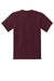 Port & Company PC55Y Youth Core Short Sleeve Crewneck T-Shirt Athletic Maroon Flat Back