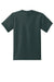 Port & Company PC55Y Youth Core Short Sleeve Crewneck T-Shirt Dark Green Flat Back