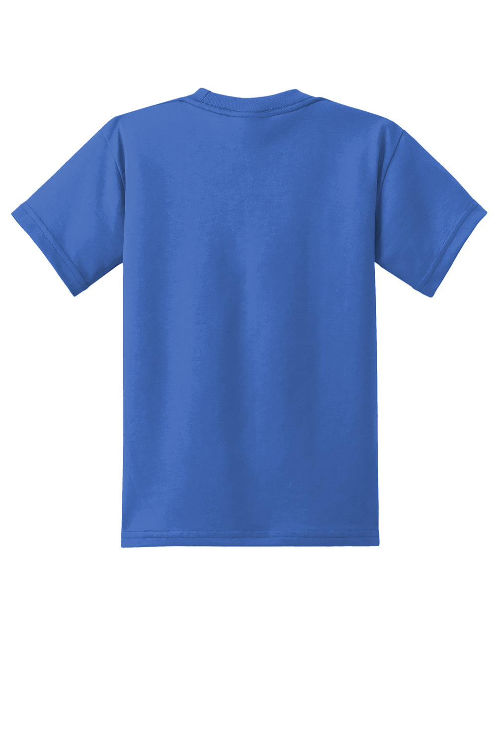 Port & Company PC55Y Youth Core Short Sleeve Crewneck T-Shirt Royal Blue Flat Back