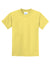 Port & Company PC55Y Youth Core Short Sleeve Crewneck T-Shirt Yellow Flat Front