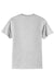 Port & Company PC55/PC55T Mens Core Short Sleeve Crewneck T-Shirt Ash Grey Flat Back